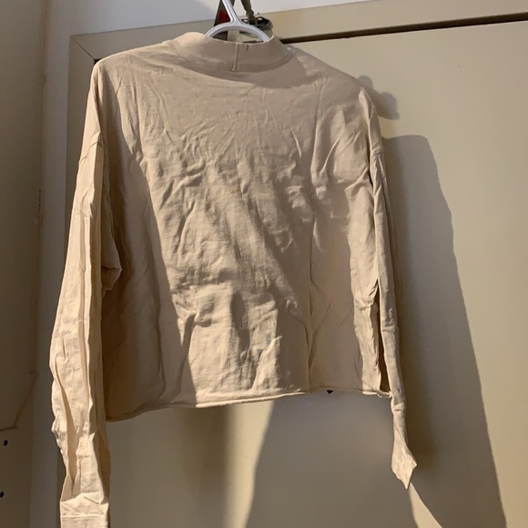 Aerie Mockneck Cropped Longsleeve Tee - Picture 2 of 4